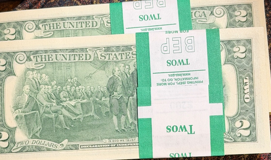 2017A Two Dollar Star Note Lot of 1 Note New York Star Note Total Print 3.392