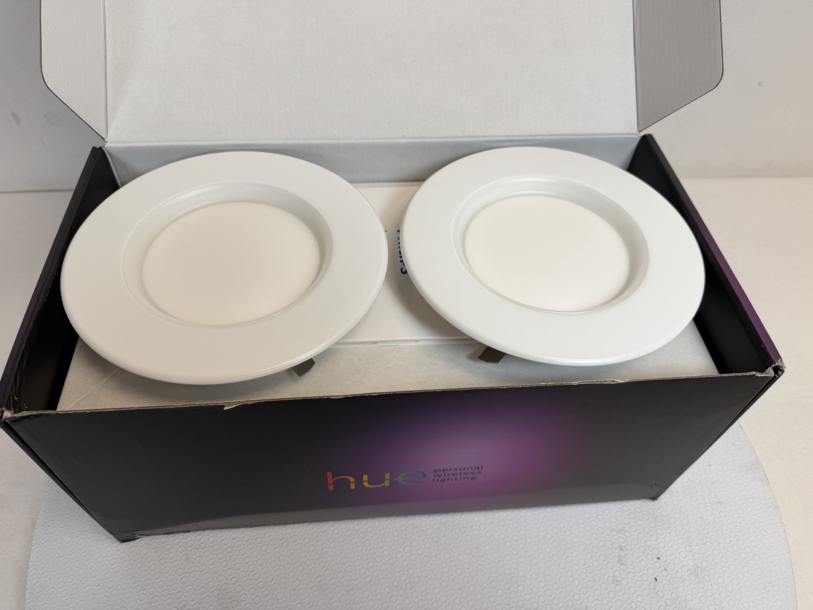 Philips Hue 5/6" Recessed Smart Downlight (White & Color Ambiance, 4-Pack)