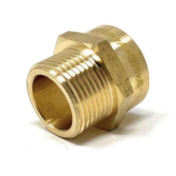 G Thread (British BSPP) Male to NPT Female Adapter - Lead Free (3/4" x 3/4")