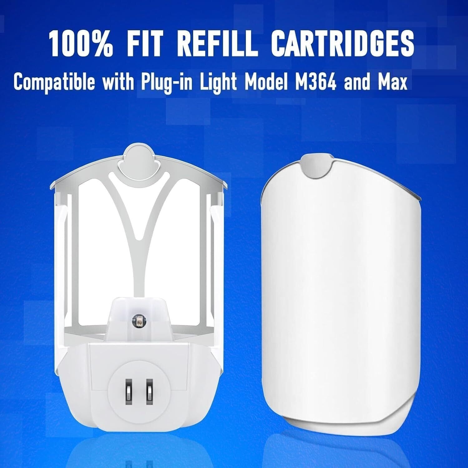 10-Pack Refill Cartridges for ZIVO M364 Max Plug-in Light Fits Z3VO Models