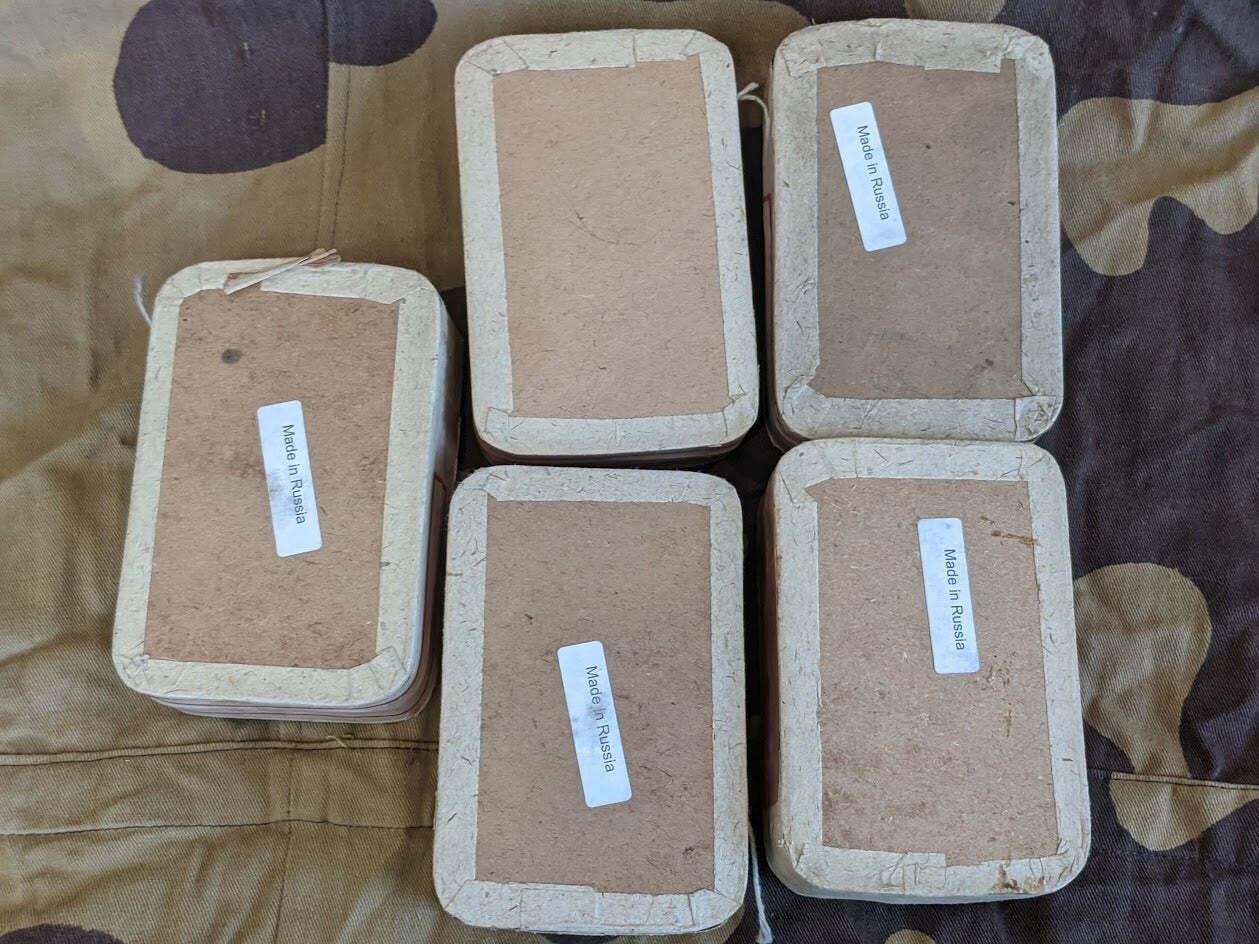 Original WWII Soviet Russian Gas Decontamination Kit Sealed (ONE) First Aid USSR