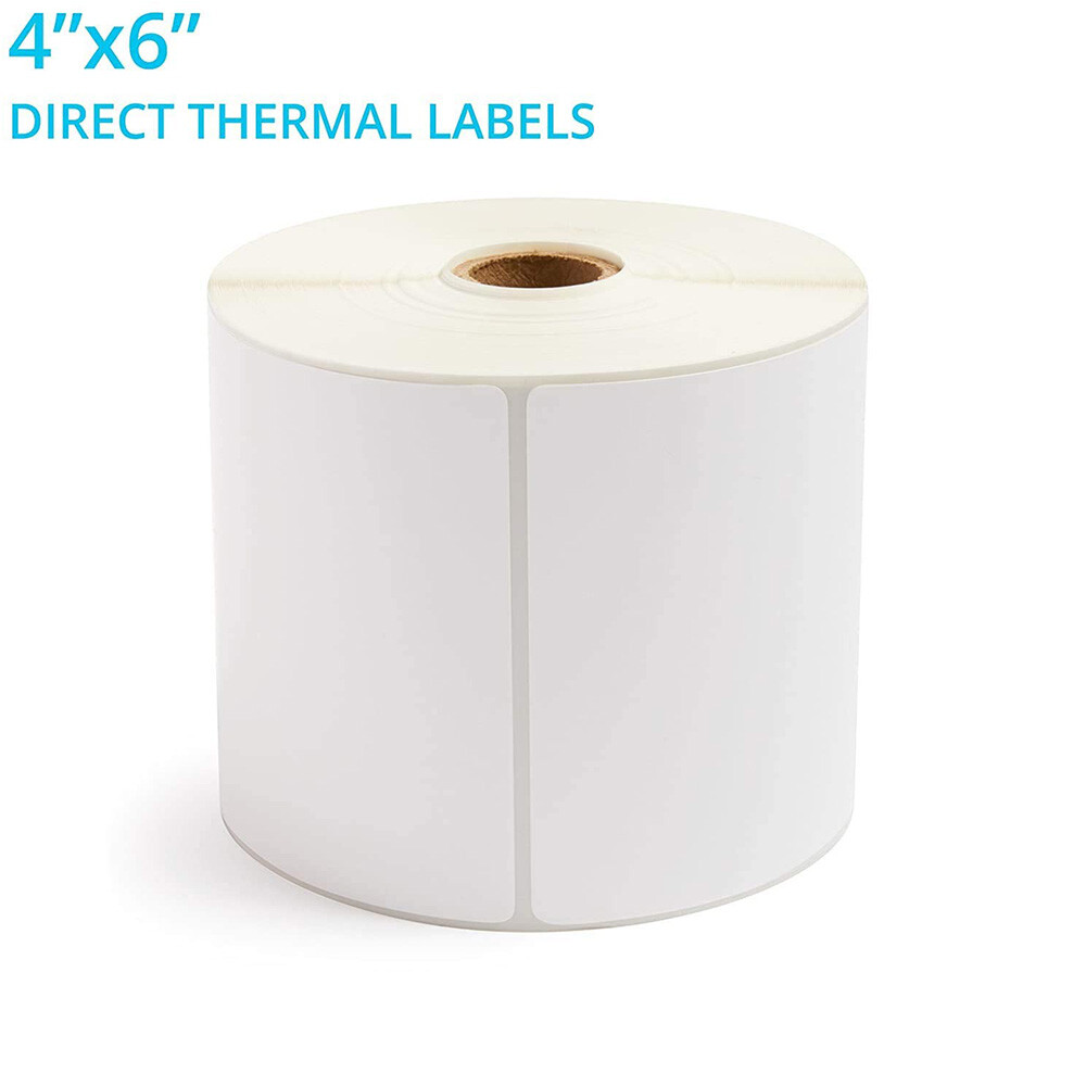 40 Rolls 4x6 Direct Thermal Shipping 10000 Labels For Zebra 2844 Eltron ZP450 US