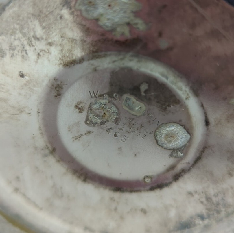 Vintage Silverplate W&S Blackinton Ice Bucket w/ Hinged Lid Glassed Lined #405