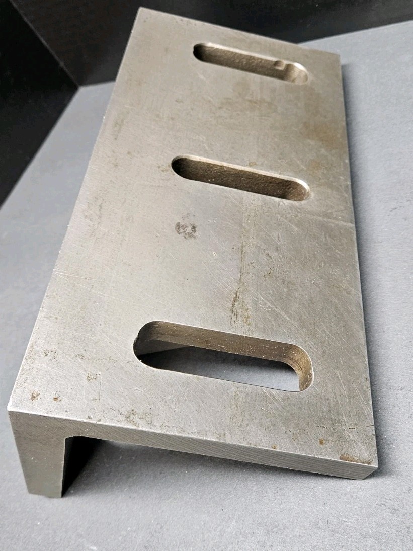 Challenge USA! 12" x 6" x 5" Angle Plate Slotted Webbed B1486 Machinist Fixture
