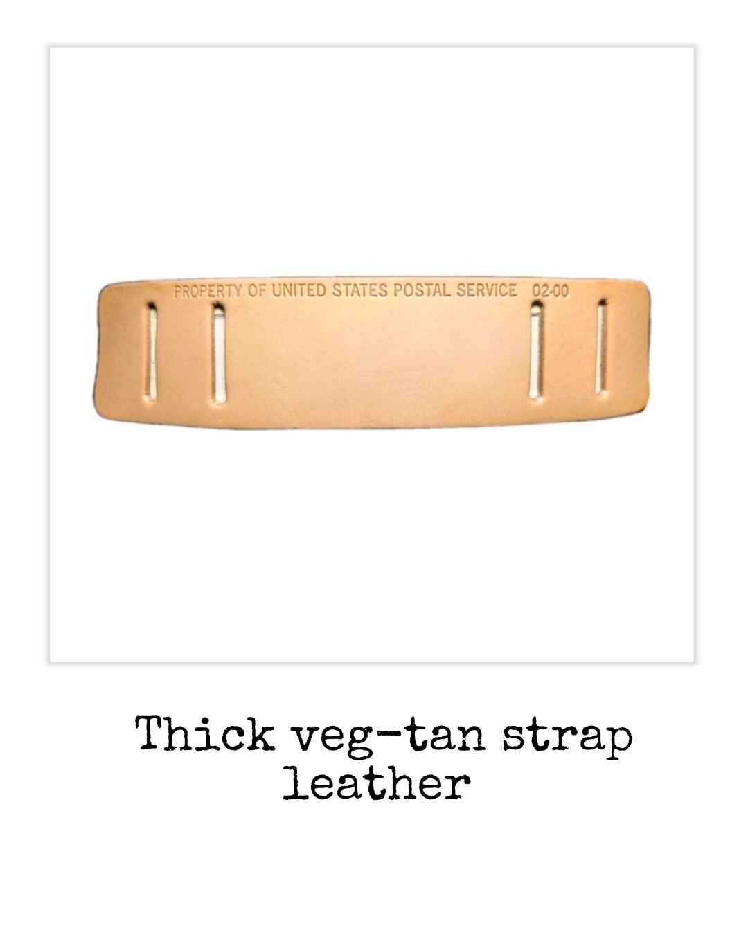 USPS Leather Shoulder Strap Pad Messenger Bag Accessory Mail Carrier Vtg 02/2000