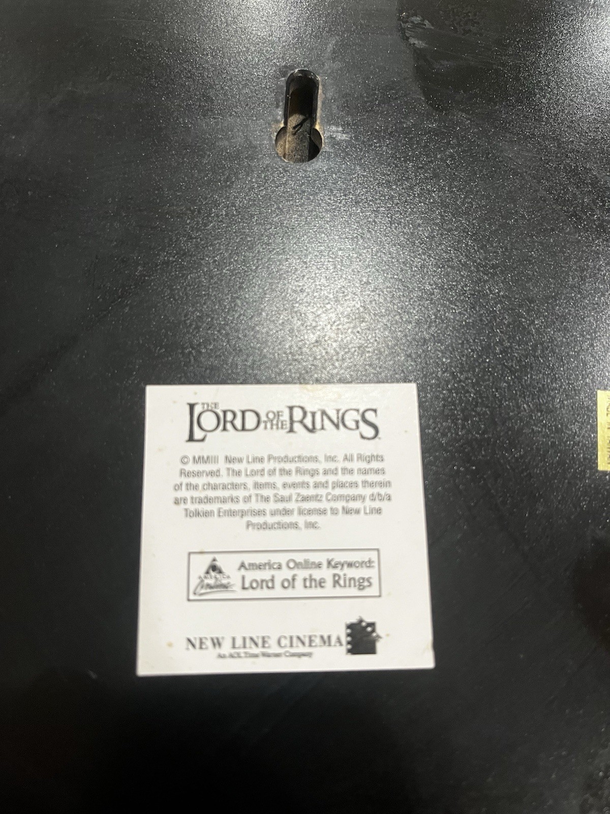 United Cutlery Herugrim Sword Of Theoden /Plaque LOTR Officially Licensed UC1370