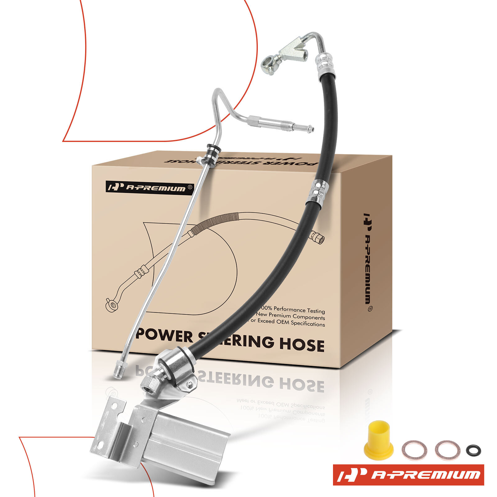 A-Premium Power Steering Pressure Line Hose Assy for Nissan Pathfinder Frontier