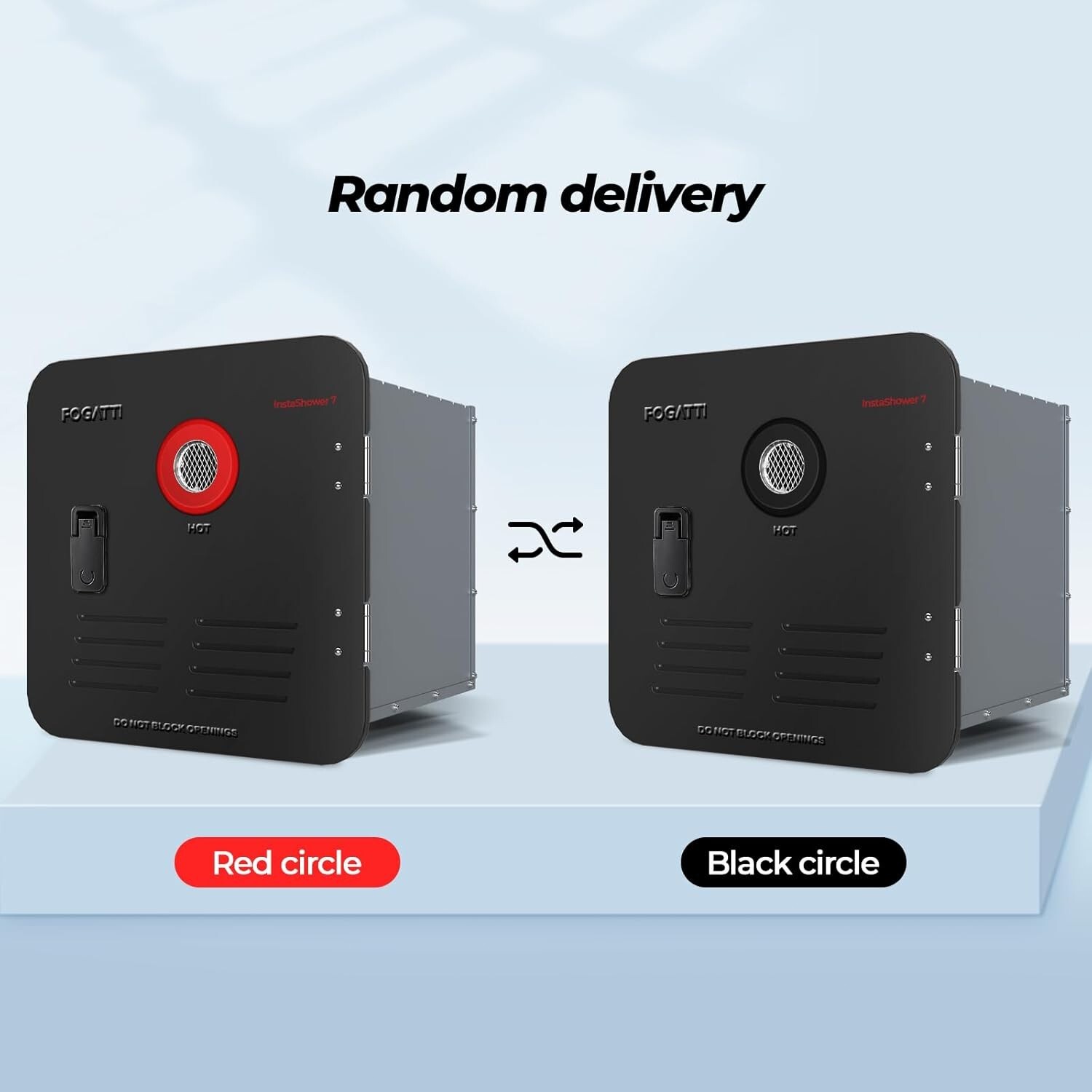 FOGATTI RV Tankless Water Heater - Propane 48k BTU 2.5 GPM w/18x18" Door