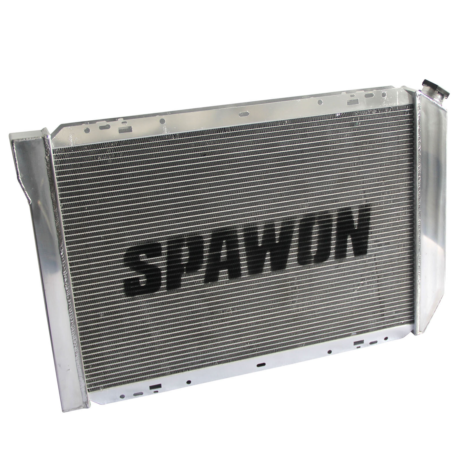 3 Row SPAWON Radiator For Ford Bronco F-250 F-350 F-100 F-150 1980-1984 V8 AT MT