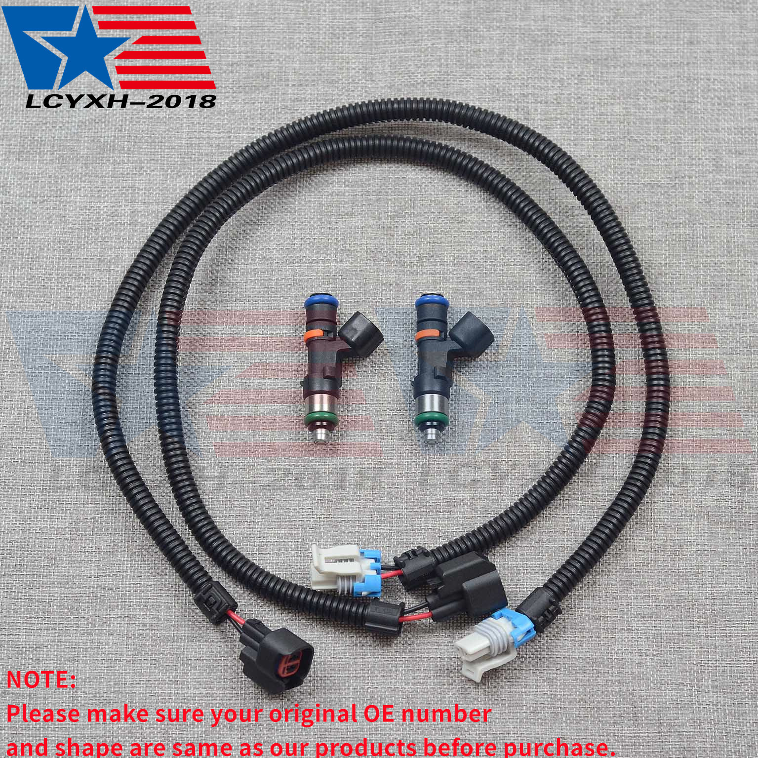 Fuel Injectors&Harness (PAIR) For Polaris RZR Ranger 800 2011-14 1204318 1204319