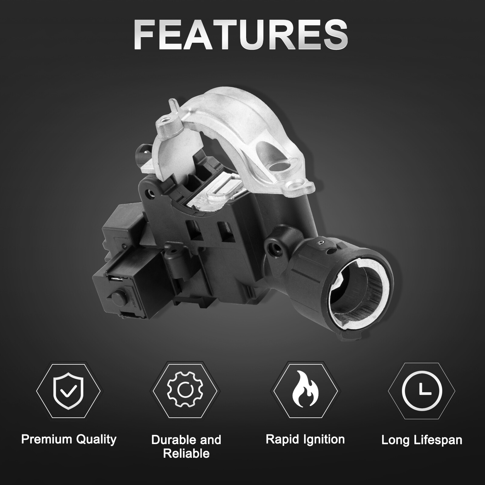 Ignition Switch Column Lock Housing For 08-12 Ford Escape 9L8Z-3511-A 989-019