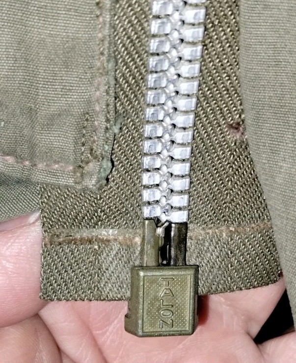 Vintage US Army M-1947 OD Green parka USMC Size Small W/Alpaca Liner item #10