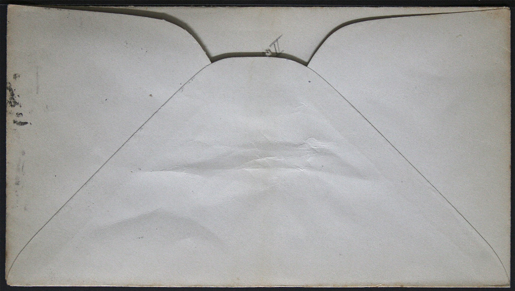 Cover - True 3 Cent Bisect to 1 1/2 Ct 3rd Class Mail rate - Chase Va S10