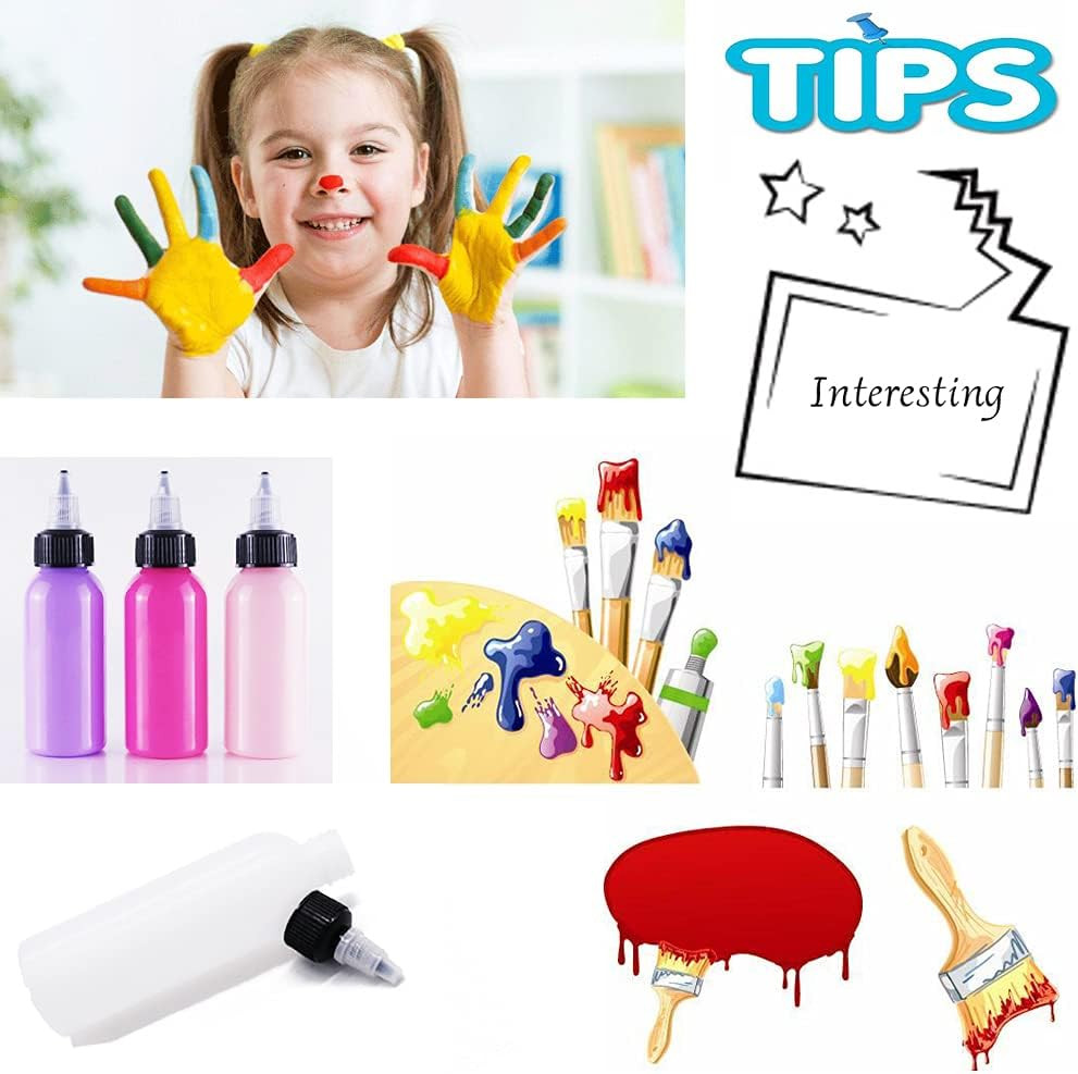 20 Pack 4Oz Boston Squeeze Bottles, Clear Plastic Dispensing Bottles with Twist