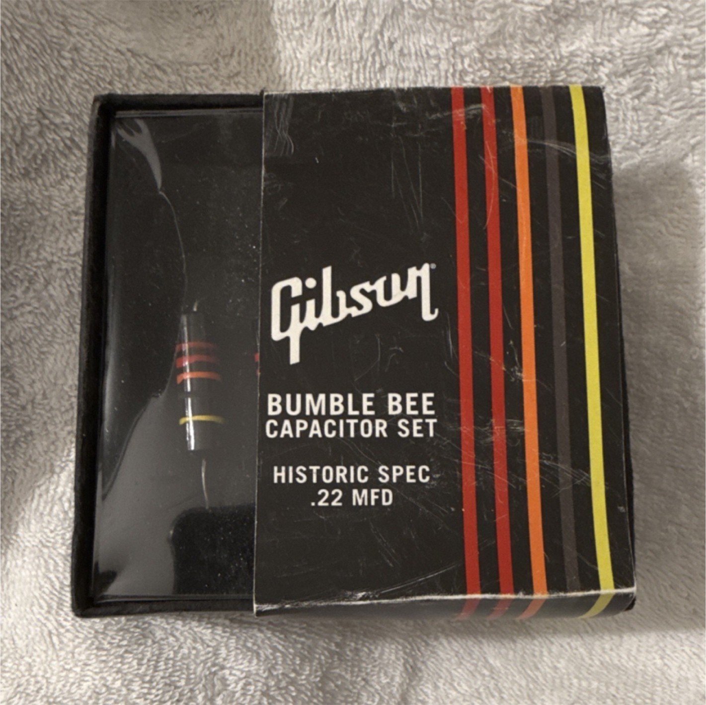 Gibson Bumble Bee Capacitor Set Historic Spec .22 MFD 2 Pack for Electric Guitar