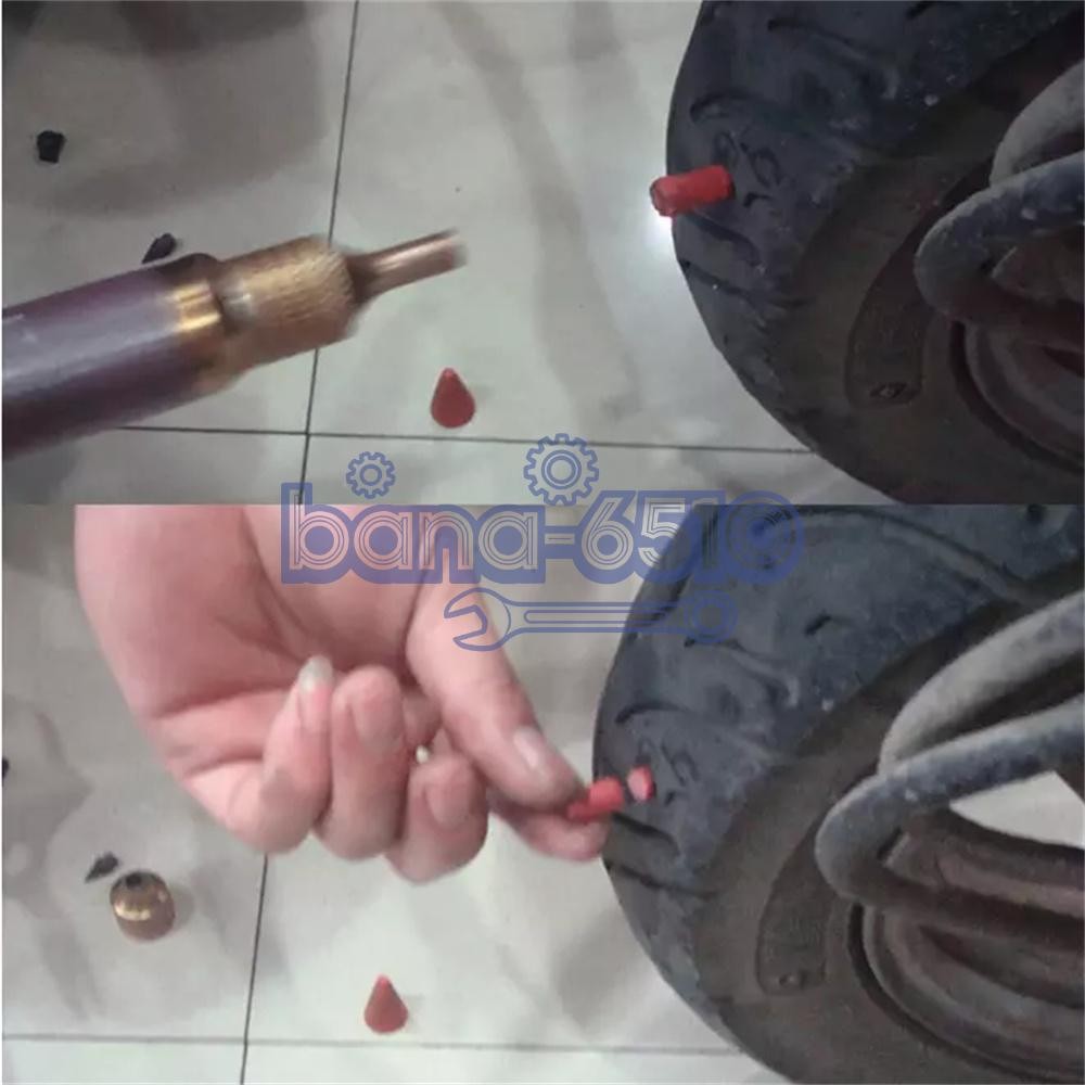 Tire Plugger Tubeless Tire Wheel Repair Gun Kit Mushroom Plug Probe Nozzle! Best