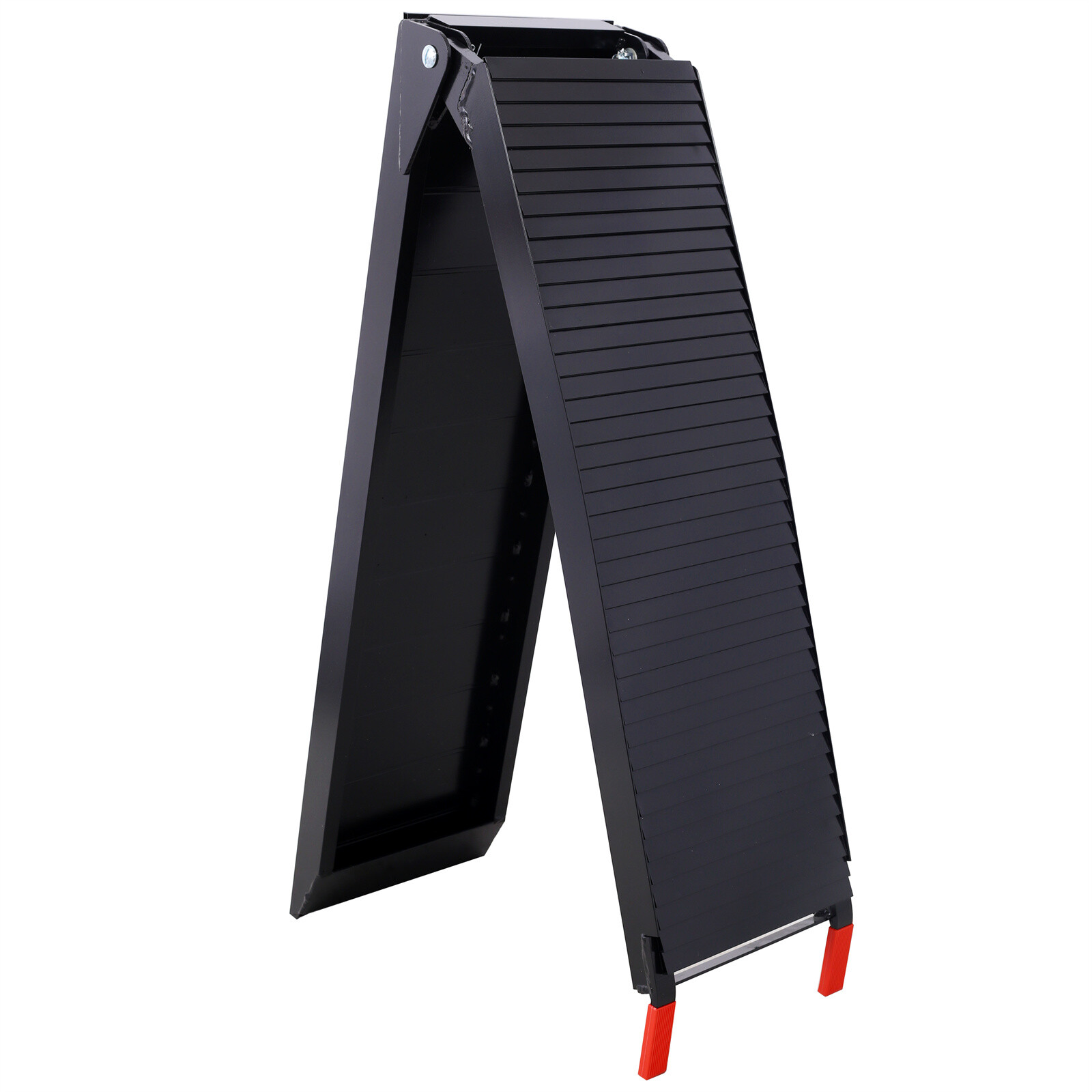 2pcs 80-Inch Aluminum Ramps 1500 lbs Folding Loading Ramps for Truck Lawn Mowers