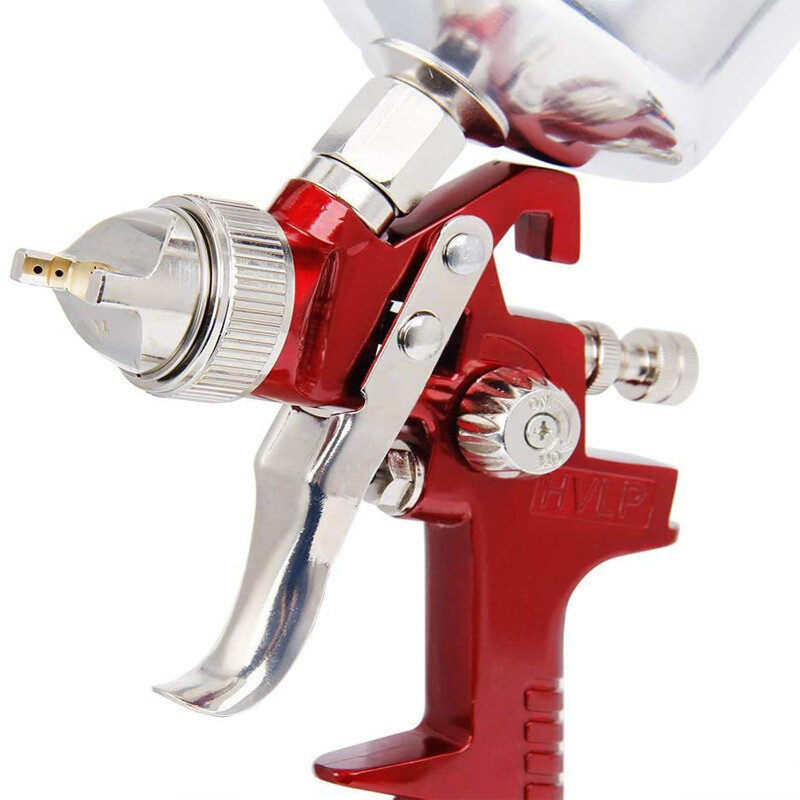 HVLP Air Paint Spray Gun Kits Gravity Feed Car Auto Primer 1.4/1.7/2.0MM Nozzles