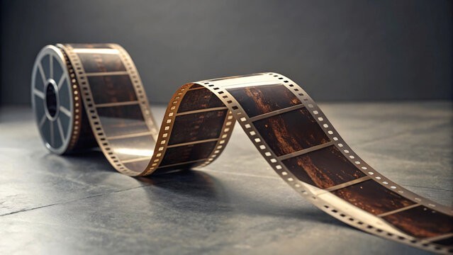 Vintage 35mm film  50ft segment strips