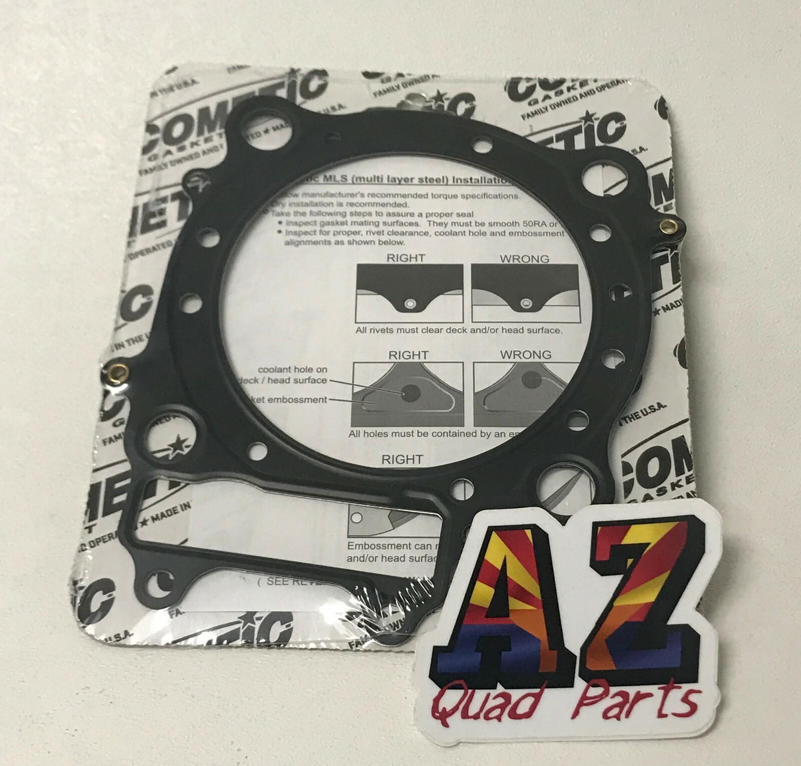 06-14 Honda TRX450R TRX450R 450ER 96mm Stock Bore Cometic Top End Head Gasket
