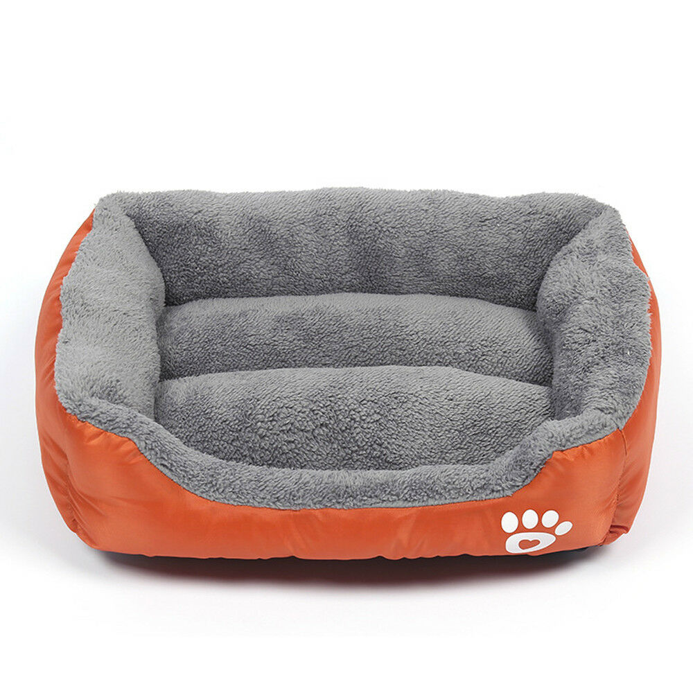 Pet Dog Cat Bed Calming Sleeping Kennel Puppy Super Soft Mat Pad Warm Nest