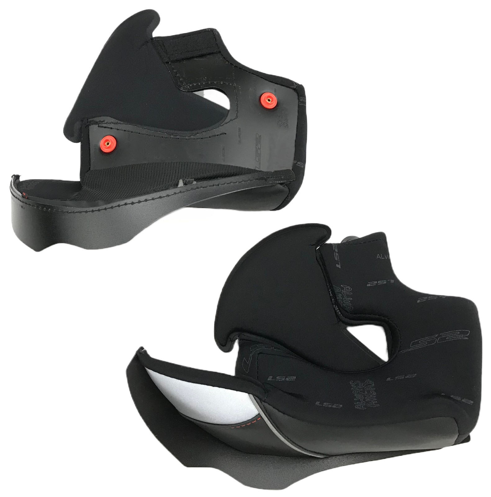 LS2 Assault Helmet Slim Cheek Pads Black