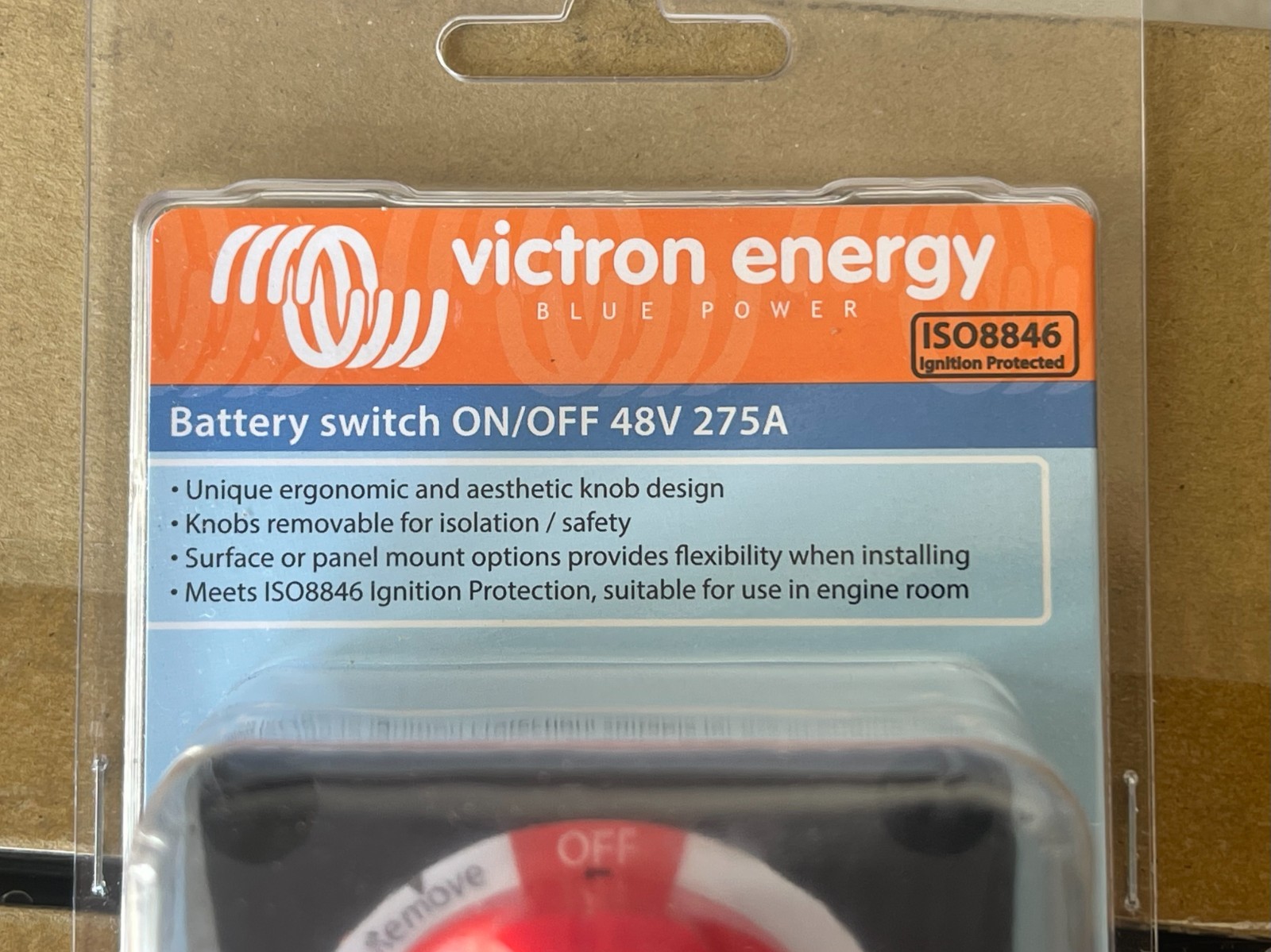 Victron Energy 275A ON & Off Battery Switch VIC-VBS127010010