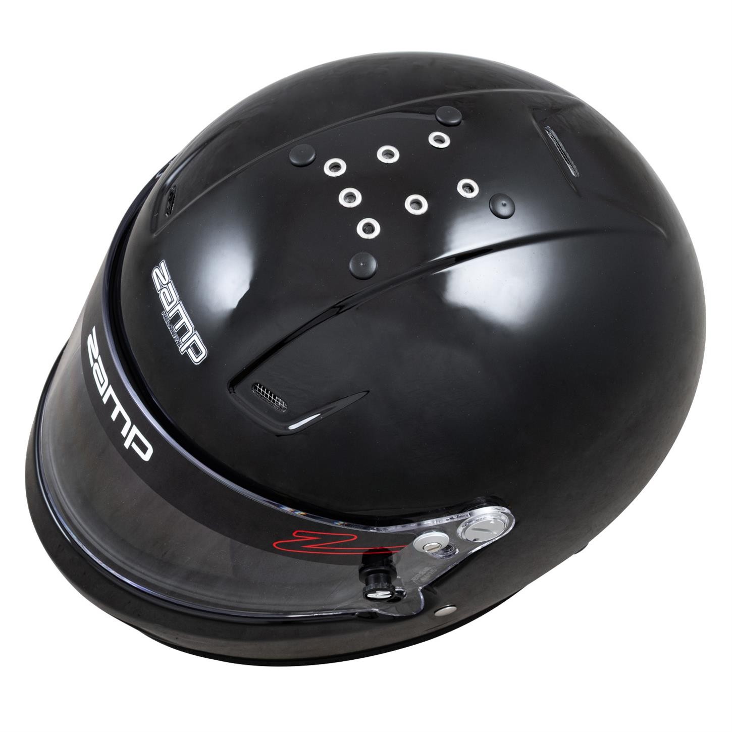 Zamp H784003L RZ-57 Racing Helmet, SA2025, Gloss Black, Large