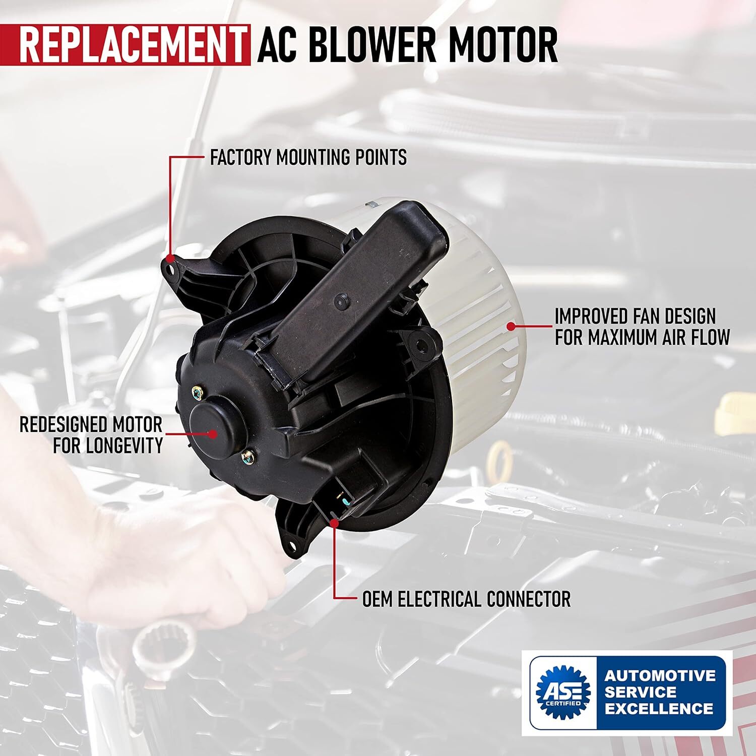 HVAC Blower Motor and Resistor Front Fit For 2009 2010 2011 2012-2014 Ford F-150