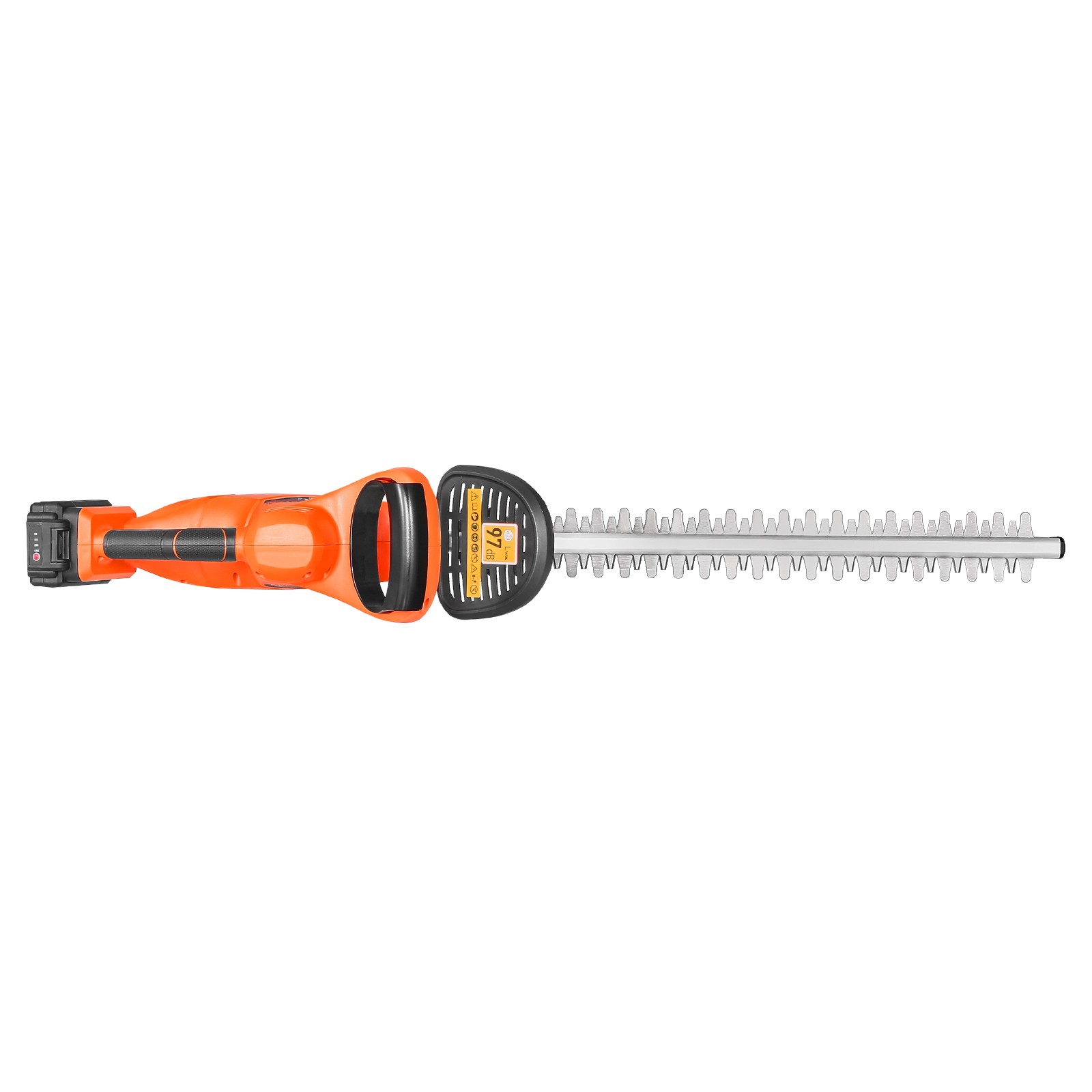 Cordless Electric Hedge Trimmer 20V Battery 20in Dual-Action Blade Bush Cutter