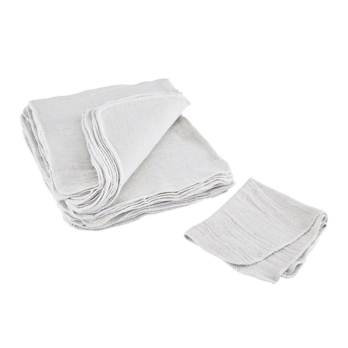 500 New Industrial Shop Rags Cleaning Towels White Large 12x14 Towel B-Grade