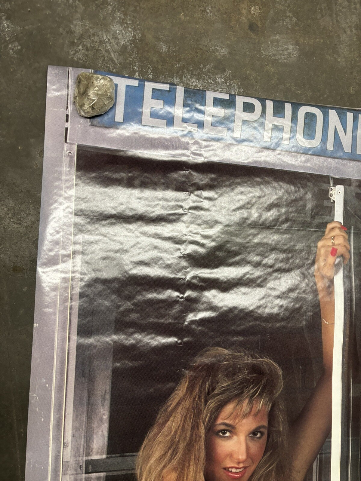 Telephone Silver Moon Hot Number 1986 door Poster hot girl Water Damage C2421B