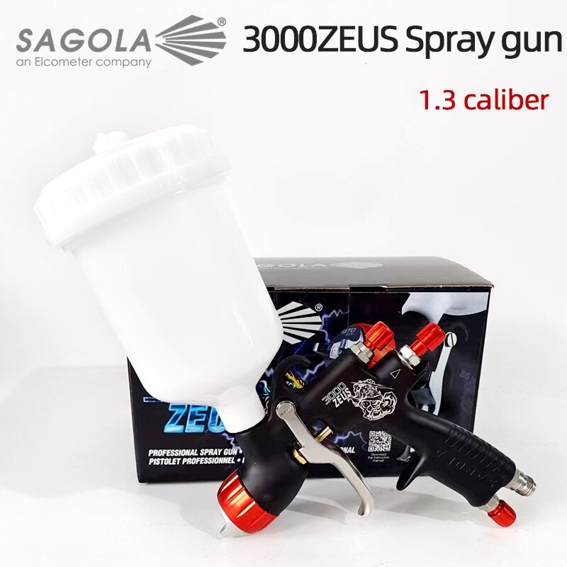 SAGOLA Professional Spray Gun Car Paint Spray Gun 1.3mm Nozzle Industrial Grade