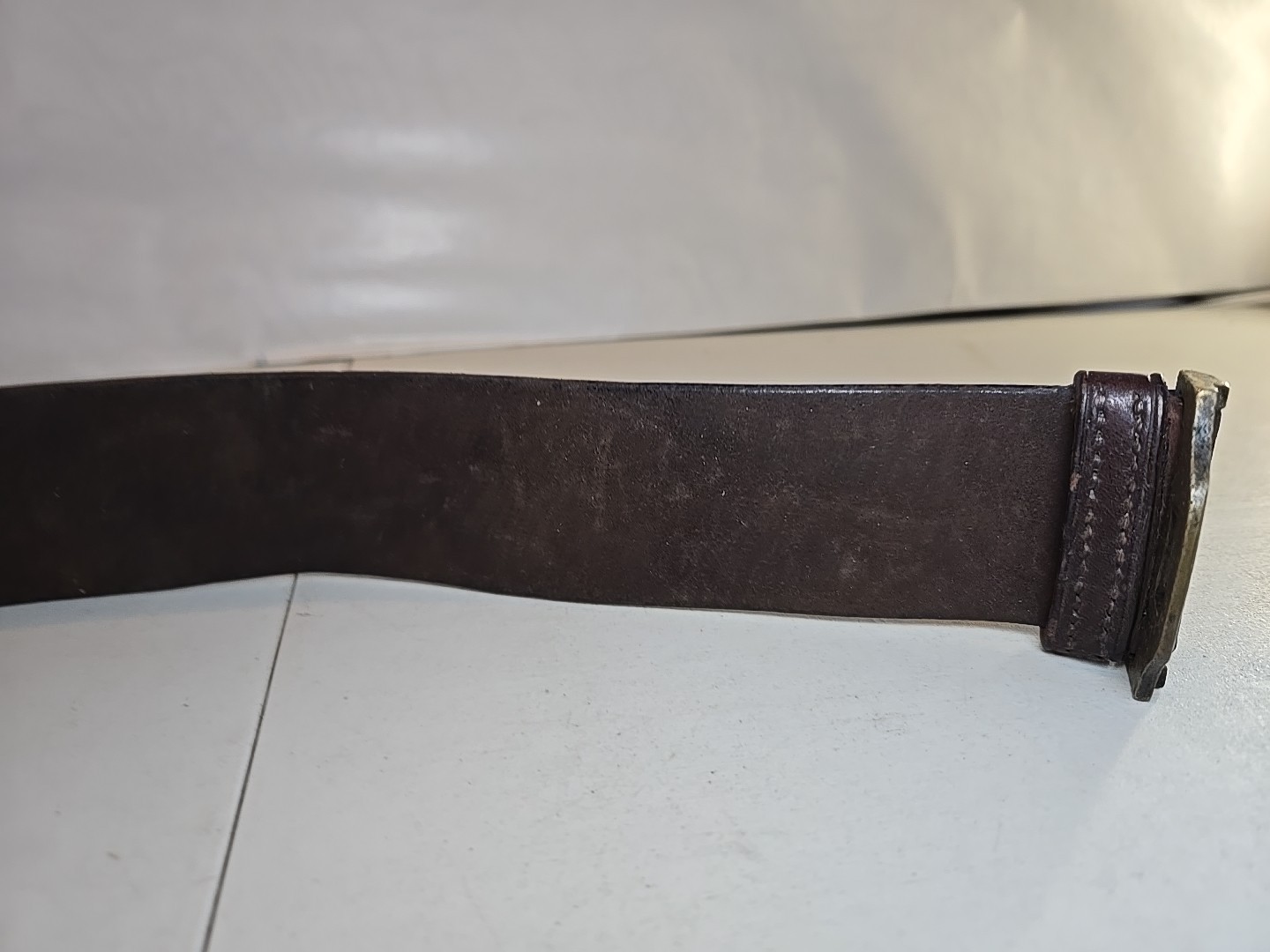 Indian Wars Army Model 1874 Leather Belt w/US Buckle-Rock Island Arsenal 11 Cav