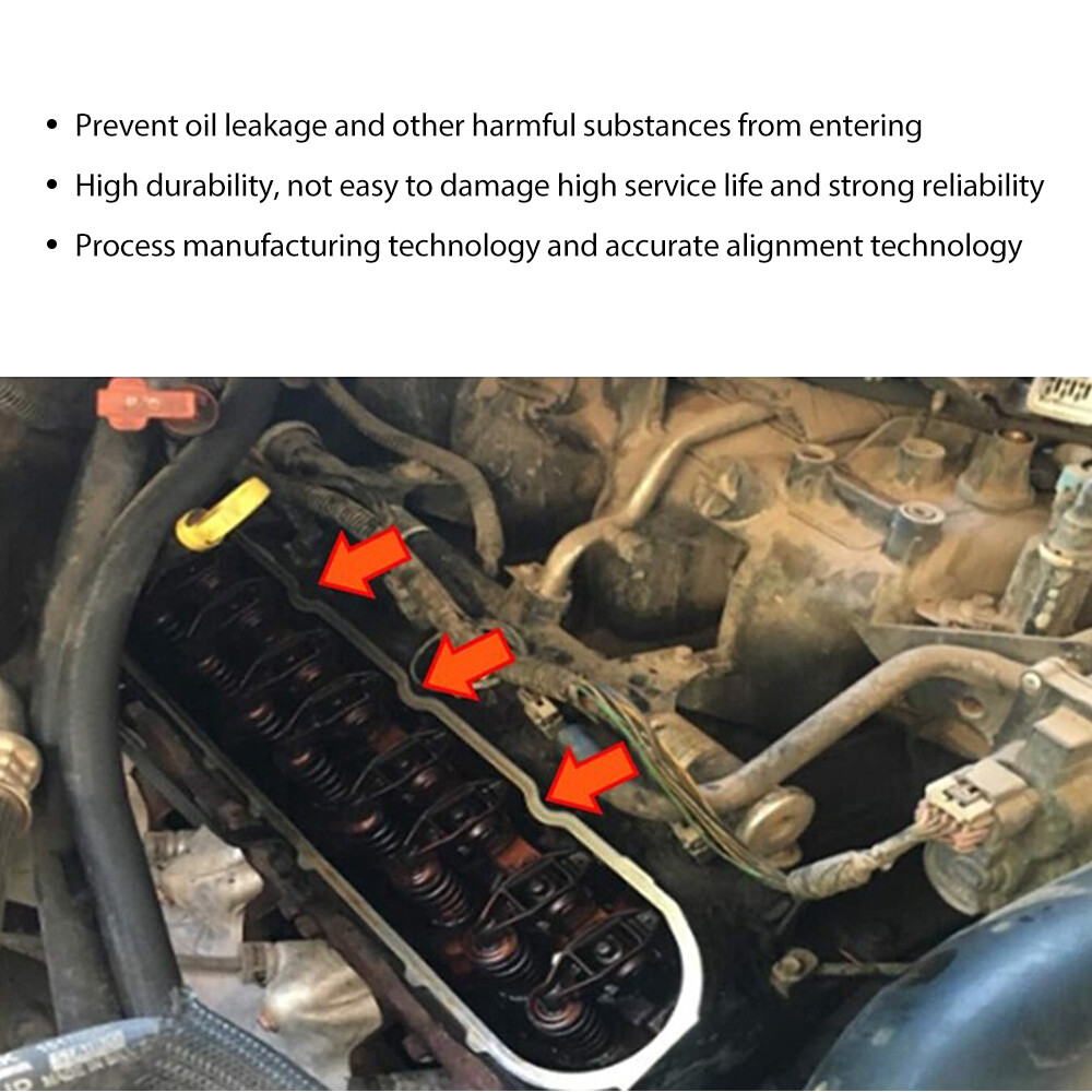 Engine Valve Cover Gasket Set For 2006-2015 Honda Civic - 1.8L L4 1799cc Durable