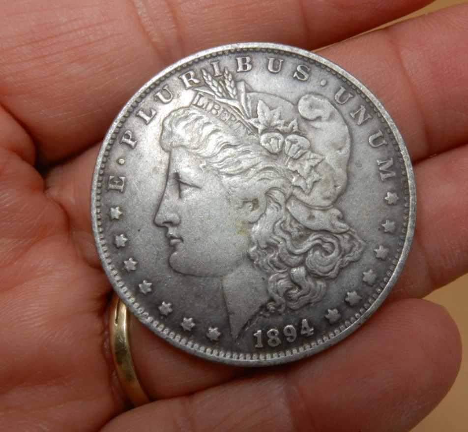 MAGNETIC Magic Trick MORGAN Dollars 19th c