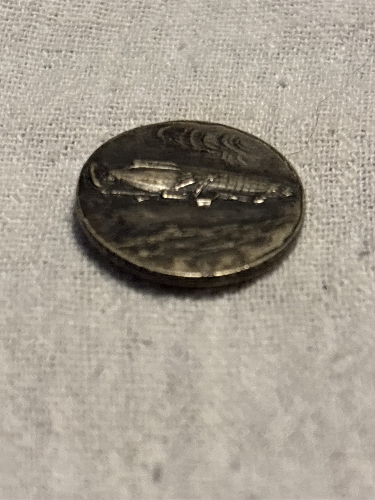 RARE Graf Zeppelin LZ-127 Commemorative Token ~18mm Dime Size Vintage
