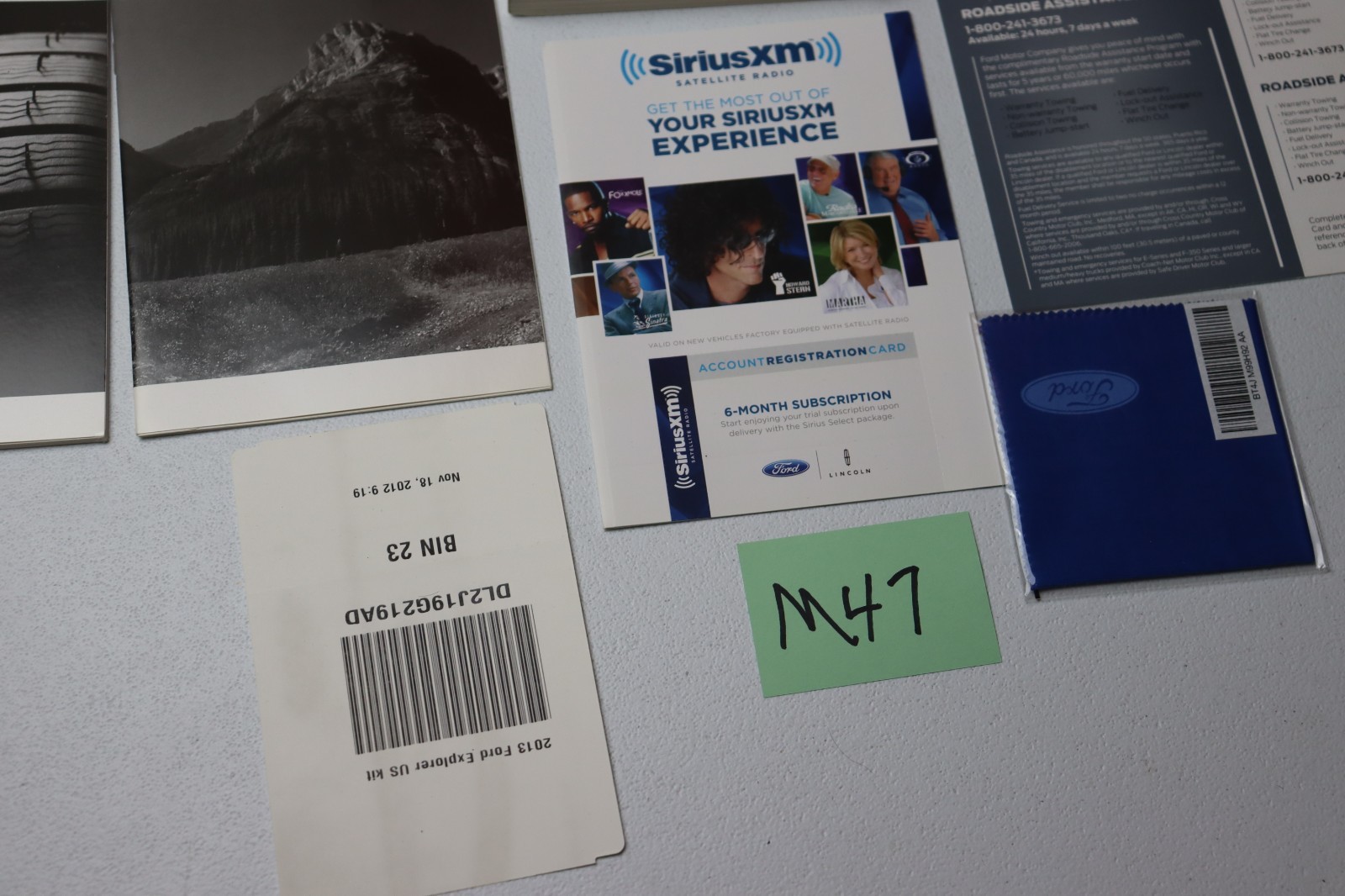 2013 FORD EXPLORER OWNERS MANUAL WITH CASE AND LITERATURE FREE SHIPPING