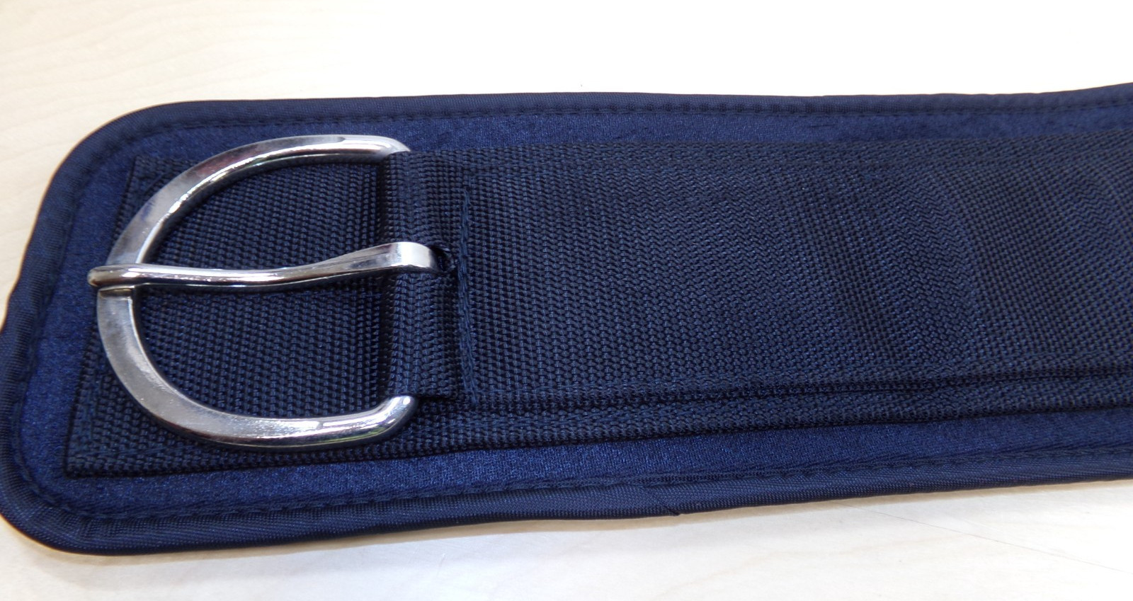 Tough 1 Waffle Weave Neoprene Western Girth 30" Flat Steel Hardware Black NWT