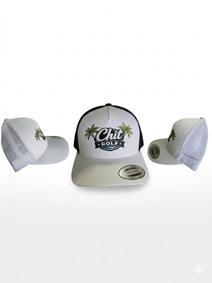 Chit Golf Miami Snow Trucker Hat