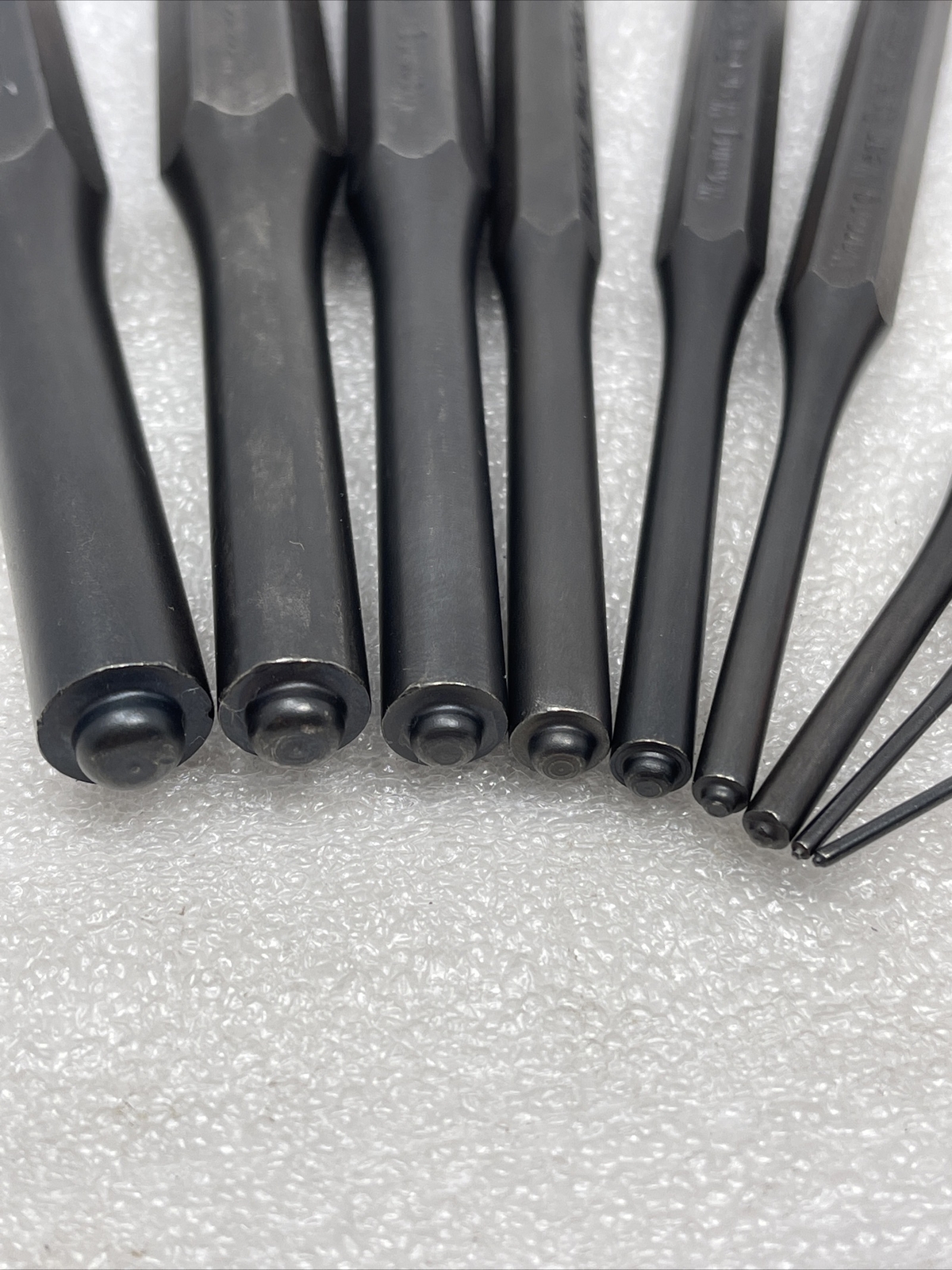 SK Hand Tools 9 Piece Roll Pin Punch Set, 1/16” - 1/2”, USA Made, New