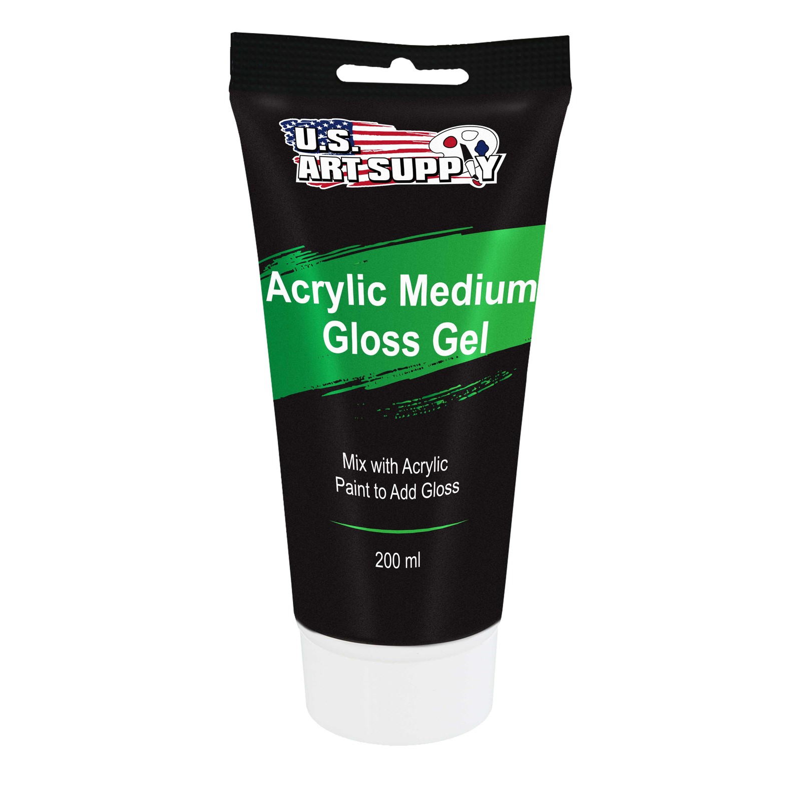 U.S. Art Supply Gel Medium Gloss Acrylic Medium, 200ml Tube