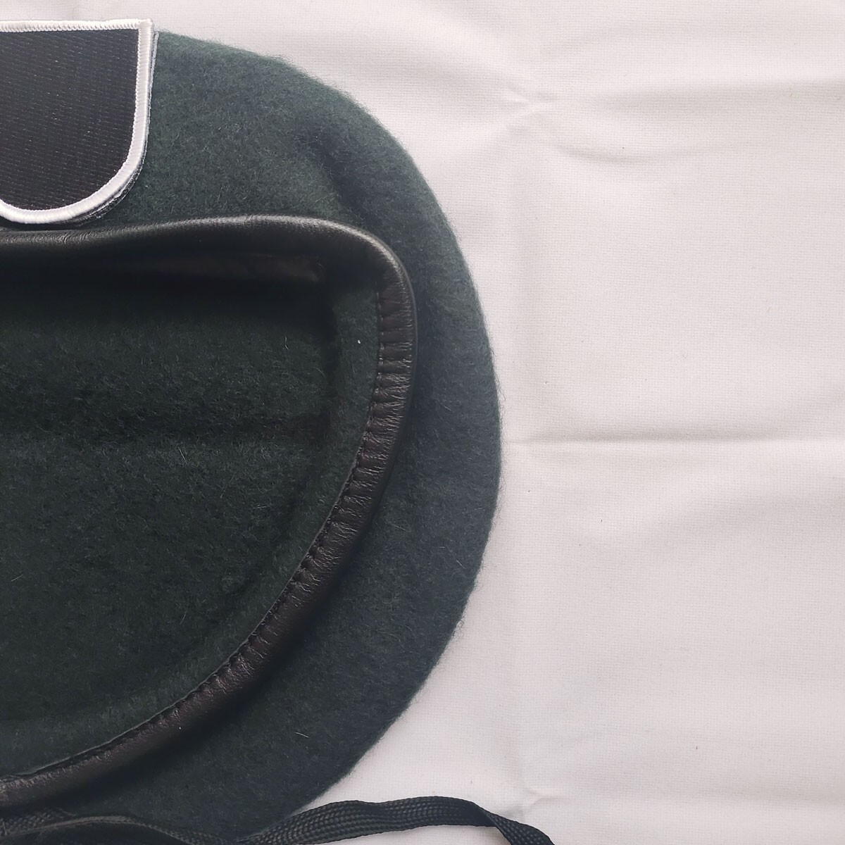 US Army Special Forces Green Beret Wool Hat 5th SFG Flash Size 7 1/4