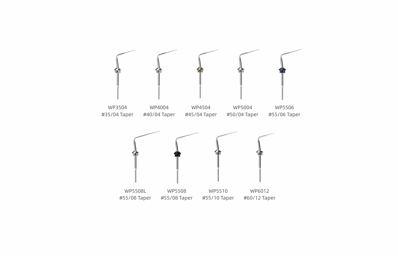 Woodpecker Dental Gutta Percha Pen Heated Tips for Endo Obturation System Fi-P