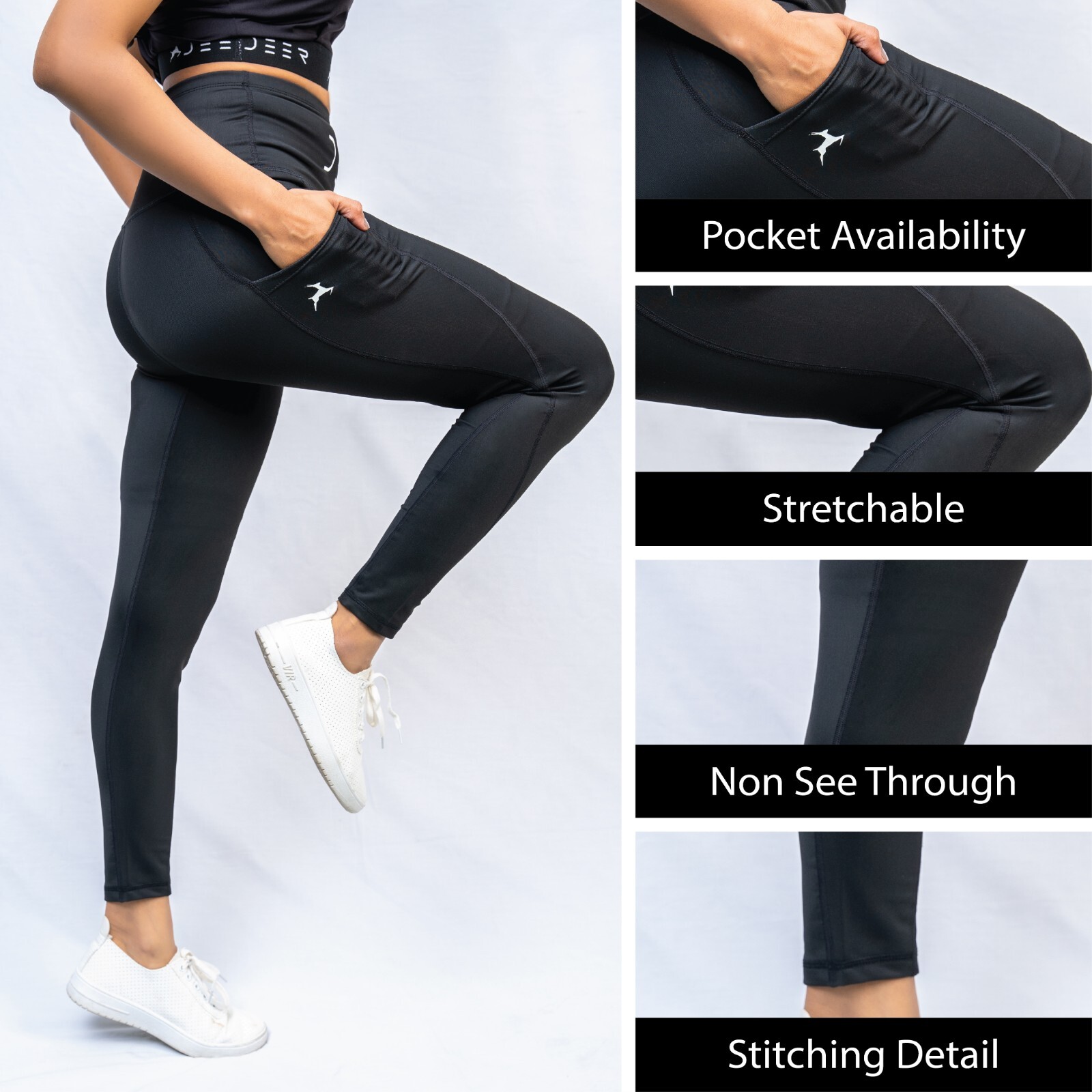 3 Pack Leggings with Pockets for Women Workout Yoga Pants- Exercise And Running
