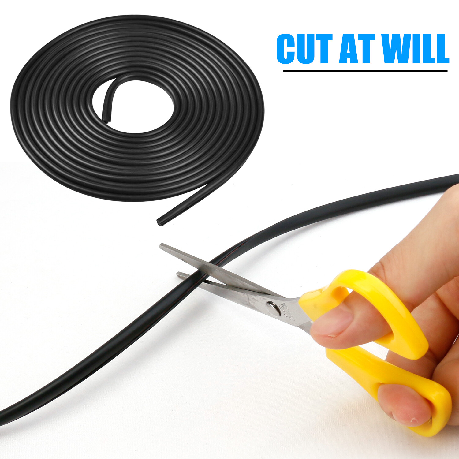 16/32ft U-Shap Car Door Edge Guard Molding Trim Rubber Edge Strip Seal Protector