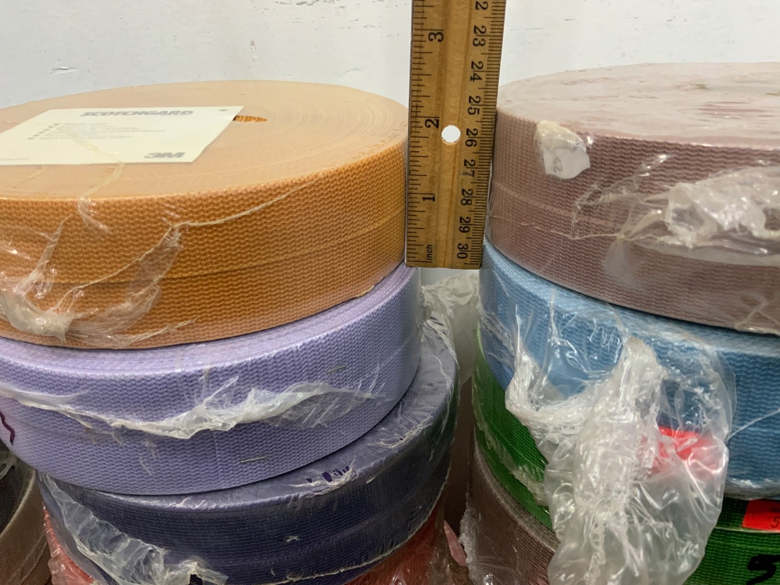 CARPET RUG BINDING LOT MULTIPLE COLORS 100 ROLLS CARPET RUG EDGE #2