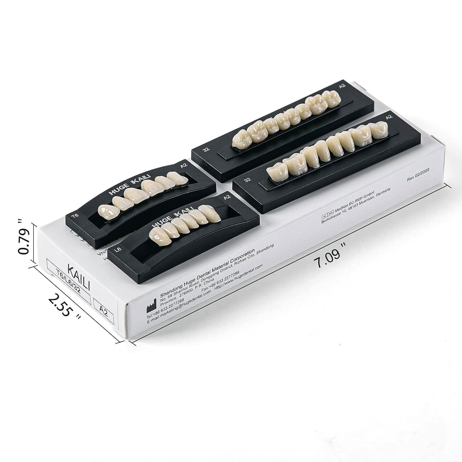 28/112Pcs JMU Dental Acrylic Resin Denture Synthetic False Teeth A1/A2/A3, T6/T8