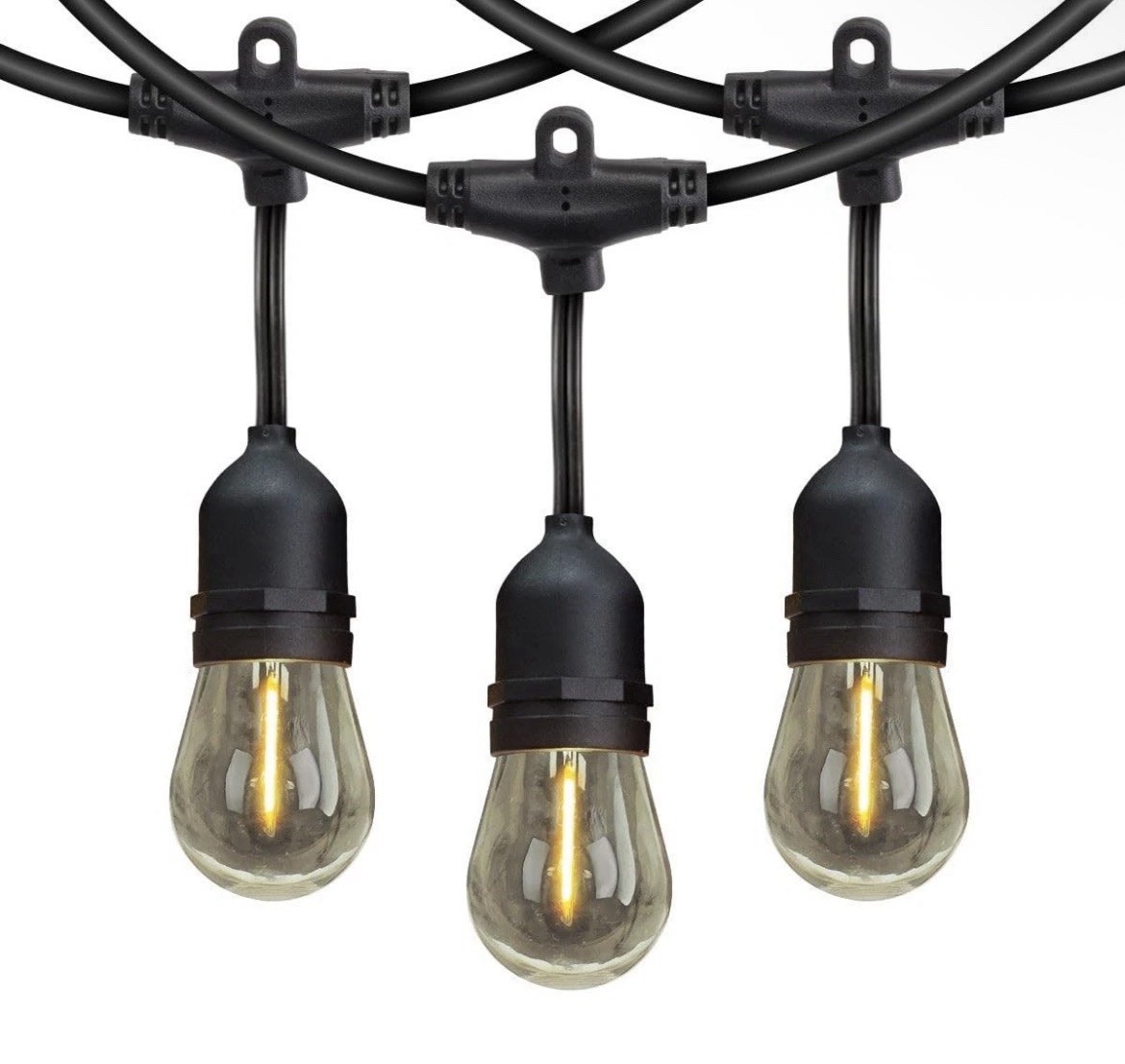 Feit Electric 48 ft. LED string lights 24 Bulbs NEW