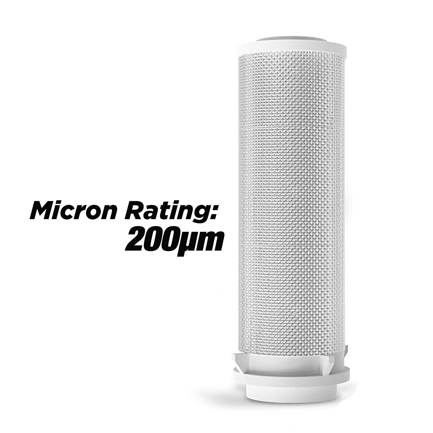 Reusable Whole House Spin Down Sediment Water Filter Pre-Filter System 40 +200μm
